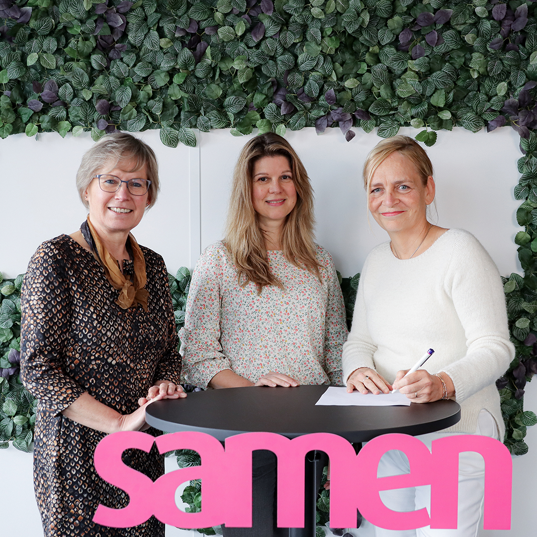 V.l.n.r. : Brigite van Haaften, Peggy Cremers en Hilde Hooijman