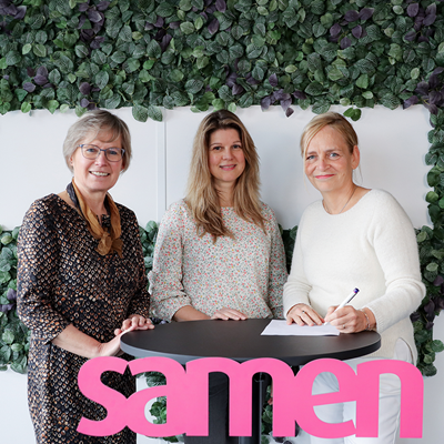 V.l.n.r. : Brigite van Haaften, Peggy Cremers en Hilde Hooijman