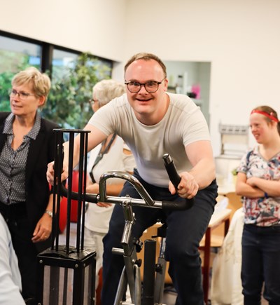 Samen Op De Recycle Fiets1b